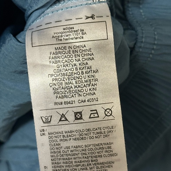 Reebok Women's Classic Cropped Track Jacket- Blue - Picture 5 of 7